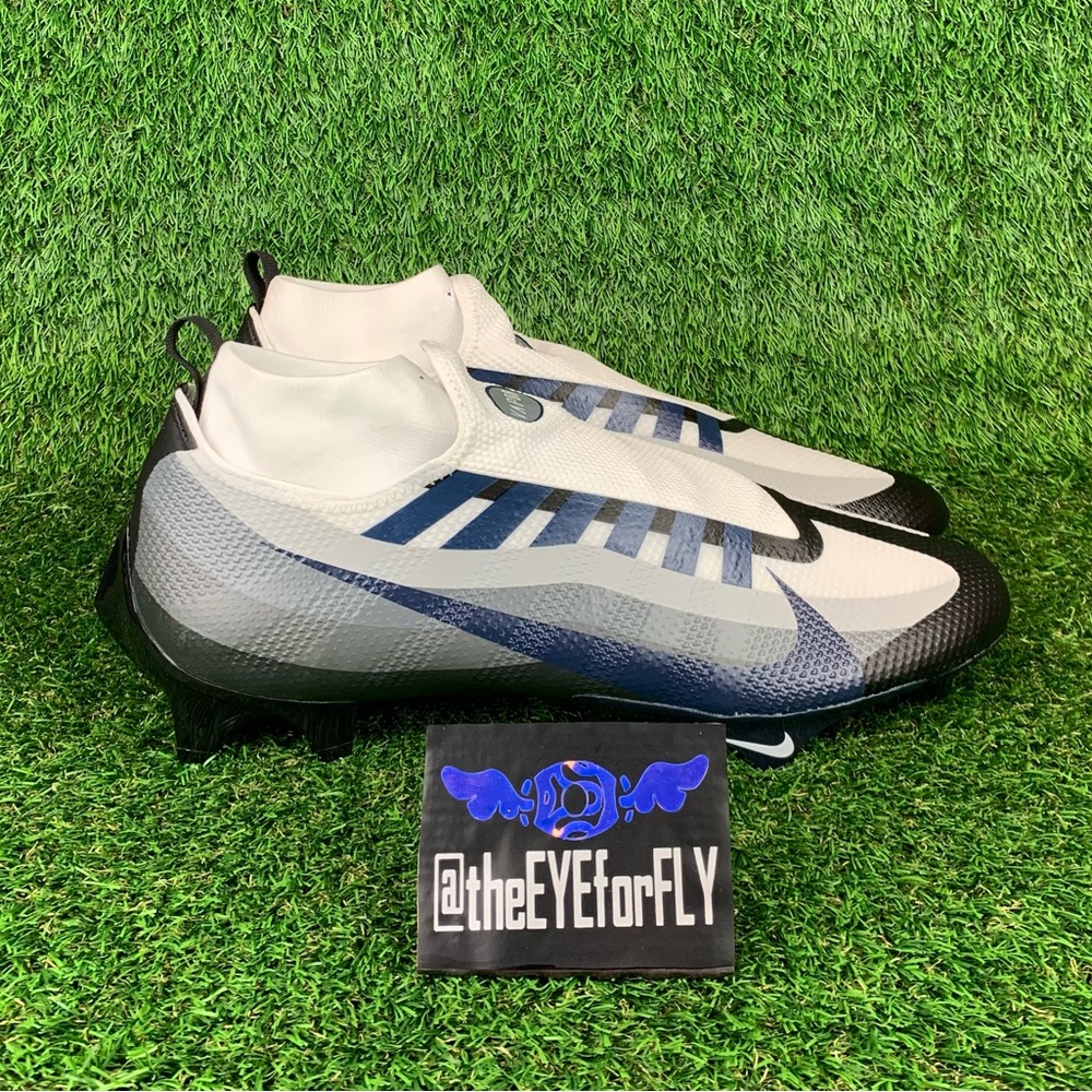 NEW Nike Vapor Edge Pro 360 Football Cleats White Black College Navy DV0778-001